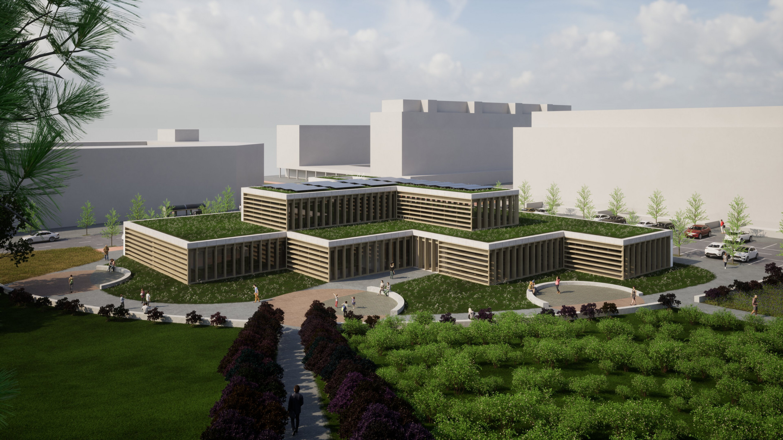 Nueva biblioteca pública de Berrioplano en Artica (Navarra)