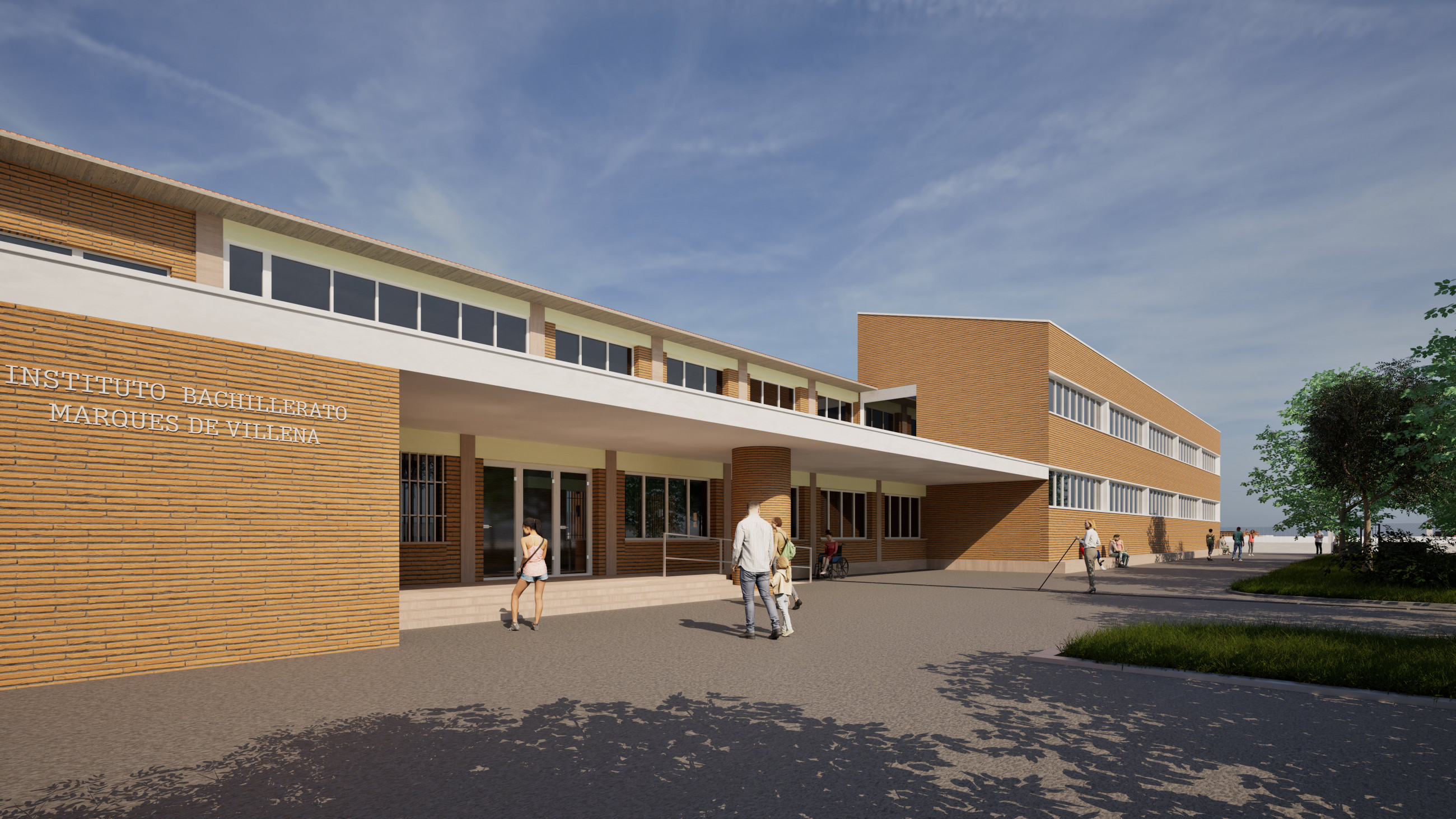 Proyecto de ampliación del instituto de educación secundaria Marqués de Villena de Marcilla (Navarra)