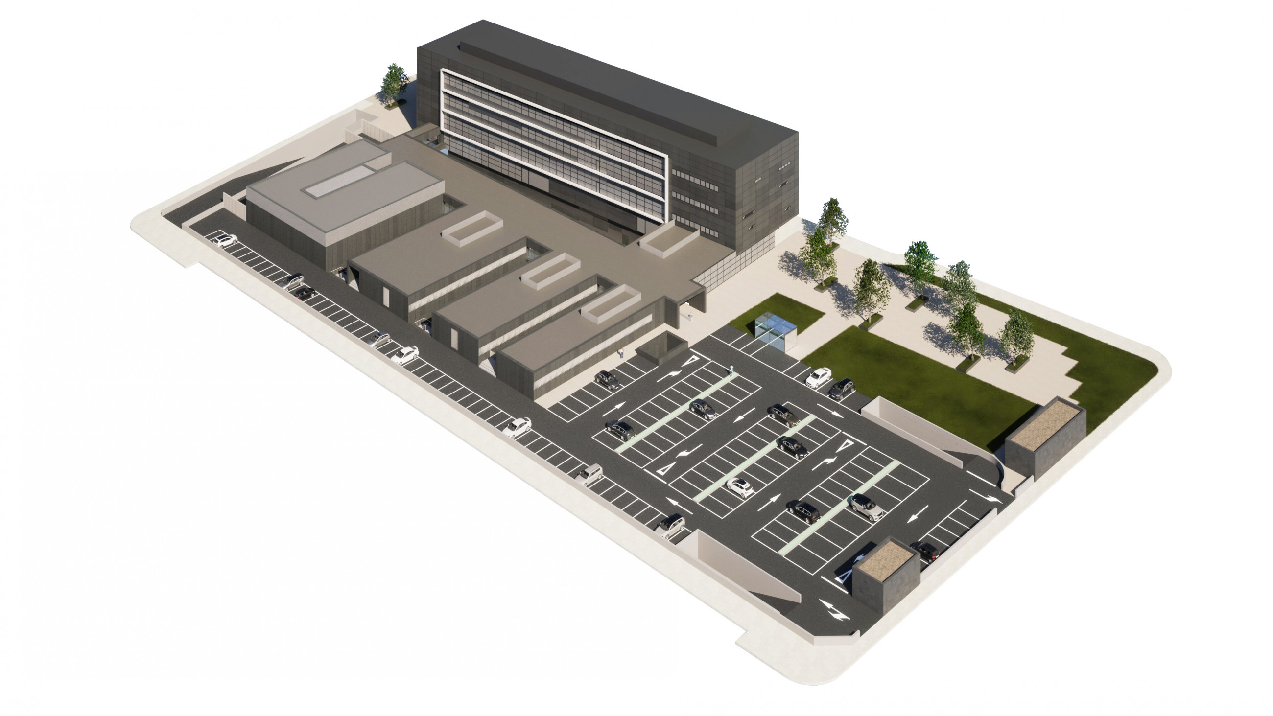Anteproyecto para las obras de ampliación del edificio del Centro de Investigación Biomédica de La Rioja (CIBIR)